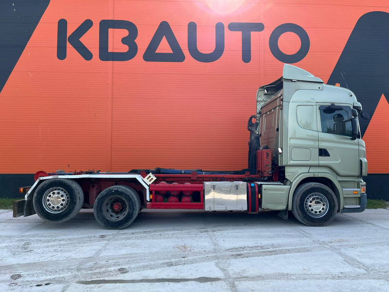 Scania R 420 6x2 PALFINGER T 20 ton / L=5450 mm / RETARDER - Мултилифт с кука камион: снимка 5 Scania R 420 6x2 PALFINGER T 20 ton / L=5450 mm / RETARDER - Мултилифт с кука камион: снимка 5