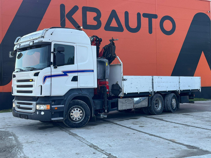 Scania R 440 6x2*4 FASSI F260XP / PLATFORM L=6760 mm - Бордови камион, Камион с кран: снимка 2 Scania R 440 6x2*4 FASSI F260XP / PLATFORM L=6760 mm - Бордови камион, Камион с кран: снимка 2