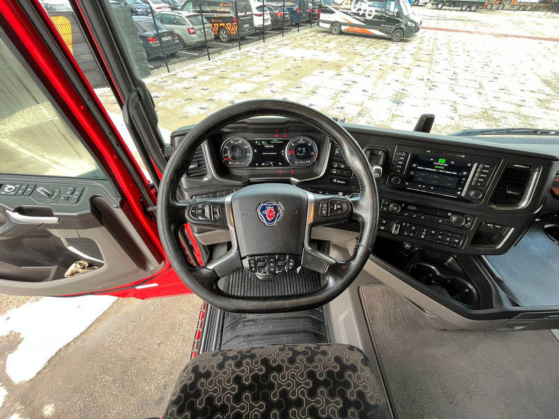 Бордови камион, Камион с кран Scania R 450 6x2*4 PK 26002 / PLATFORM L=6482 mm: снимка 17
