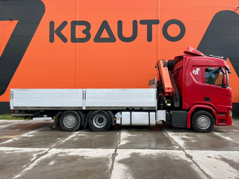 Scania R 450 6x2*4 PK 26002 / PLATFORM L=6482 mm - Бордови камион, Камион с кран: снимка 5 Scania R 450 6x2*4 PK 26002 / PLATFORM L=6482 mm - Бордови камион, Камион с кран: снимка 5