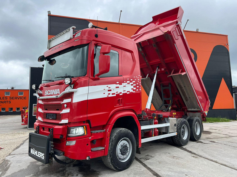 Scania R 500 4x4+2 RETARDER / BIG AXLE / BOX L=4743 mm - Самосвал камион: снимка 2 Scania R 500 4x4+2 RETARDER / BIG AXLE / BOX L=4743 mm - Самосвал камион: снимка 2