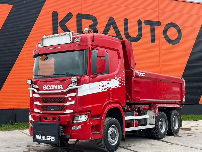Scania R 500 4x4+2 RETARDER / BIG AXLE / BOX L=4743 mm - Самосвал камион: снимка 1 Scania R 500 4x4+2 RETARDER / BIG AXLE / BOX L=4743 mm - Самосвал камион: снимка 1
