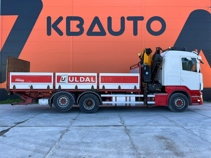 Scania R 500 6x2*4 EFFER 255/6S / PLATFORM L=6620 mm - Бордови камион, Камион с кран: снимка 5 Scania R 500 6x2*4 EFFER 255/6S / PLATFORM L=6620 mm - Бордови камион, Камион с кран: снимка 5