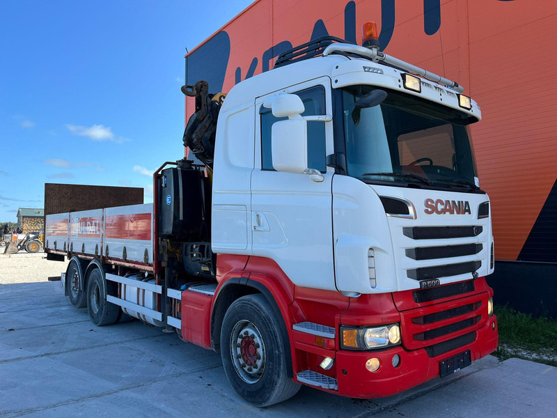 Scania R 500 6x2*4 EFFER 255/6S / PLATFORM L=6620 mm - Бордови камион, Камион с кран: снимка 4 Scania R 500 6x2*4 EFFER 255/6S / PLATFORM L=6620 mm - Бордови камион, Камион с кран: снимка 4