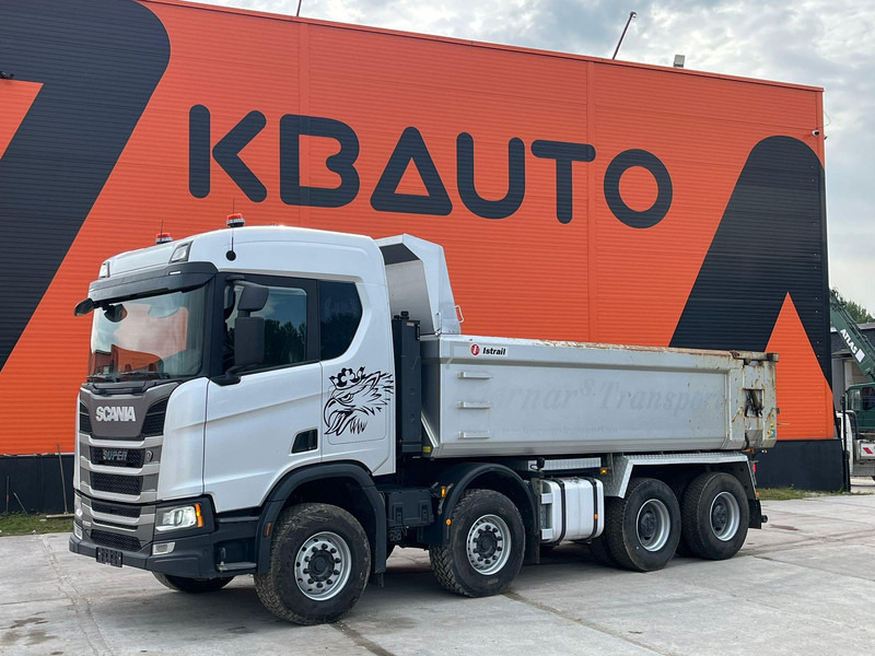 Scania R 500 8x4 REATARDER / FULL STEEL / BOX L=5598 mm - Самосвал камион: снимка 1 Scania R 500 8x4 REATARDER / FULL STEEL / BOX L=5598 mm - Самосвал камион: снимка 1