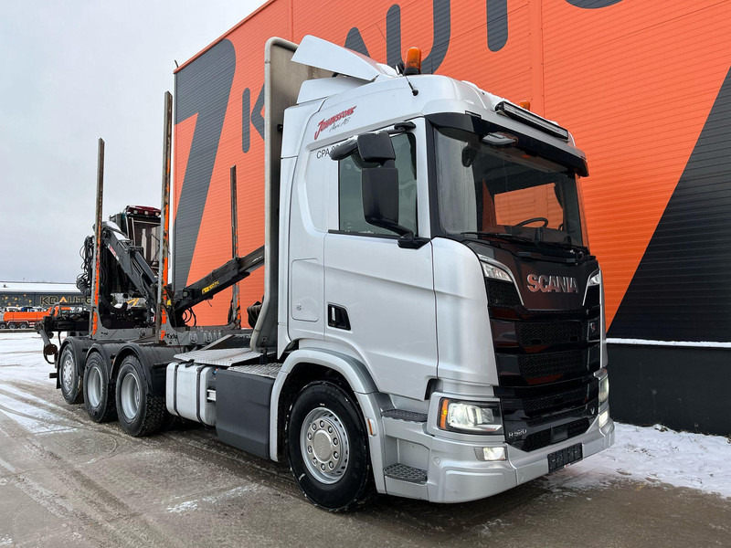 Scania R 520 8x4*4 RETARDER - Камион за дърва, Камион с кран: снимка 4 Scania R 520 8x4*4 RETARDER - Камион за дърва, Камион с кран: снимка 4