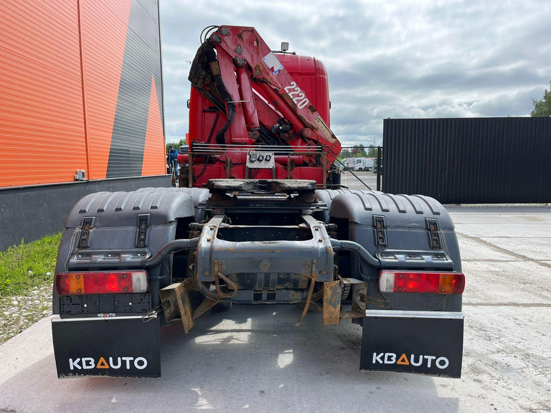 Бордови камион, Камион с кран Scania R 560 6x2 HMF2220 K4 / RETARDER: снимка 6