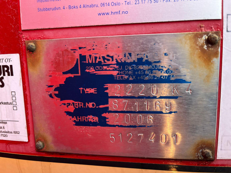 Бордови камион, Камион с кран Scania R 560 6x2 HMF2220 K4 / RETARDER: снимка 11