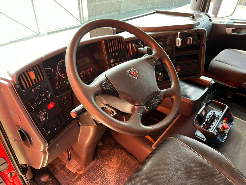 Бордови камион, Камион с кран Scania R 560 6x2 HMF2220 K4 / RETARDER: снимка 13