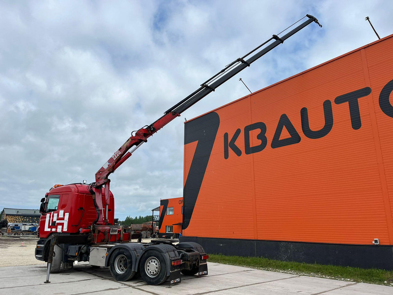 Бордови камион, Камион с кран Scania R 560 6x2 HMF2220 K4 / RETARDER: снимка 8