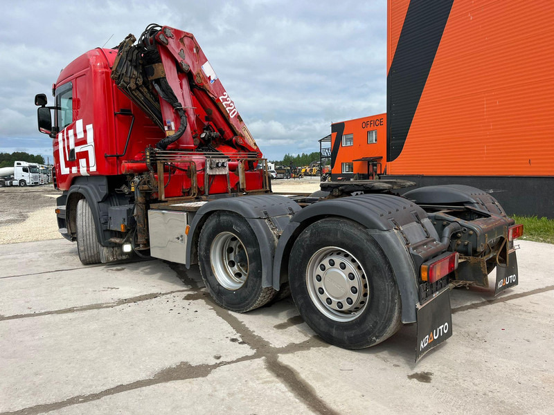 Бордови камион, Камион с кран Scania R 560 6x2 HMF2220 K4 / RETARDER: снимка 7