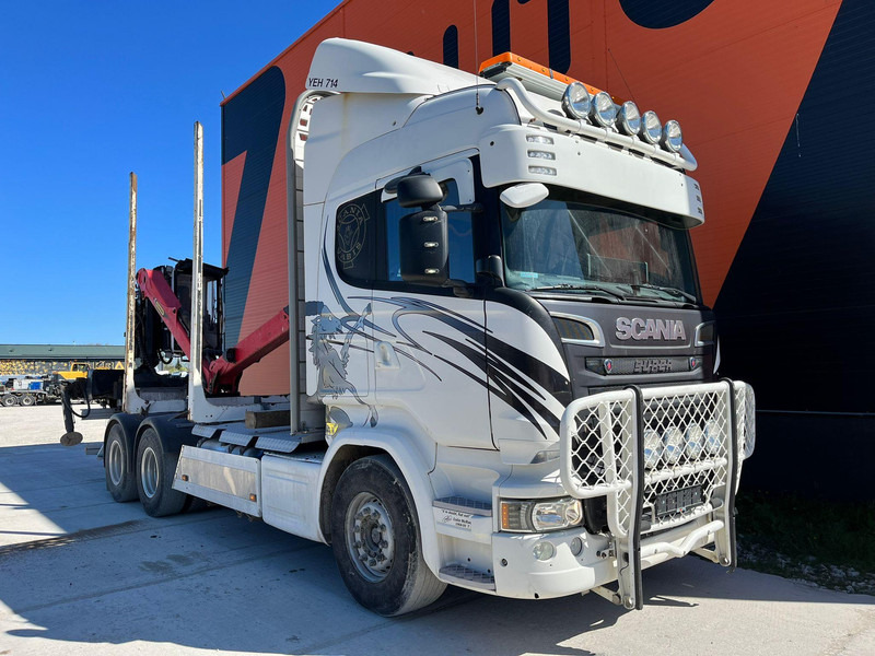 Scania R 580 6x4 EPSILON M12L97 / RETARDER - Камион за дърва, Камион с кран: снимка 4 Scania R 580 6x4 EPSILON M12L97 / RETARDER - Камион за дърва, Камион с кран: снимка 4