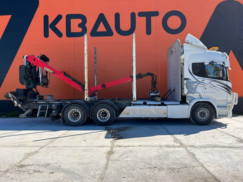 Scania R 580 6x4 EPSILON M12L97 / RETARDER - Камион за дърва, Камион с кран: снимка 5 Scania R 580 6x4 EPSILON M12L97 / RETARDER - Камион за дърва, Камион с кран: снимка 5