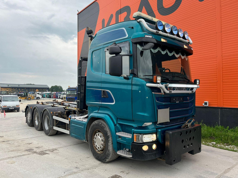 Scania R 580 8x4*4 JOAB L 24 ton / L=5750 mm - Мултилифт с кука камион: снимка 4 Scania R 580 8x4*4 JOAB L 24 ton / L=5750 mm - Мултилифт с кука камион: снимка 4