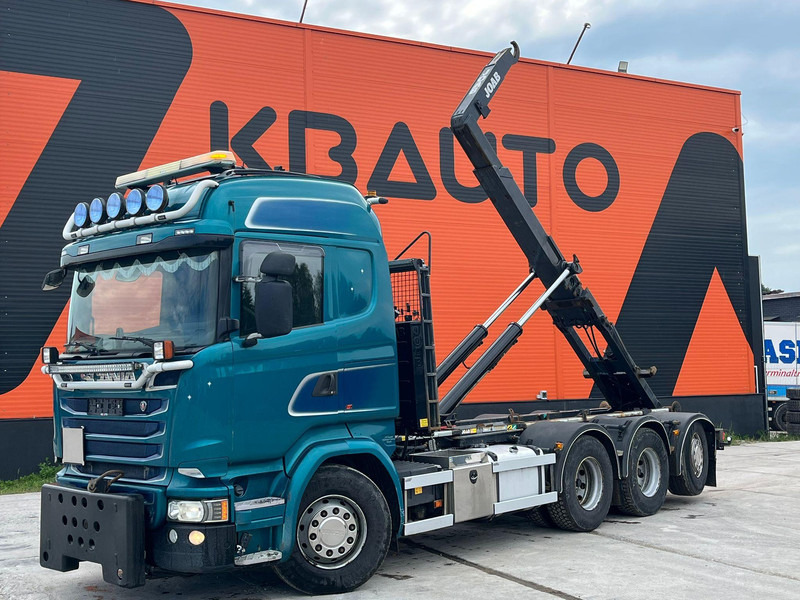 Scania R 580 8x4*4 JOAB L 24 ton / L=5750 mm - Мултилифт с кука камион: снимка 2 Scania R 580 8x4*4 JOAB L 24 ton / L=5750 mm - Мултилифт с кука камион: снимка 2