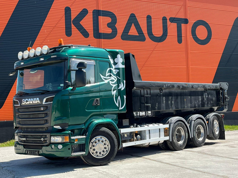 Scania R 580 8x4*4 RETARDER / BOX L=6092 mm - Самосвал камион: снимка 1 Scania R 580 8x4*4 RETARDER / BOX L=6092 mm - Самосвал камион: снимка 1