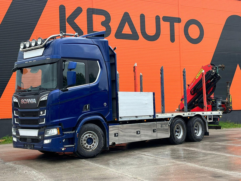 Scania R 650 6x4 PK24001 / PLATFORM L=6800 mm - Бордови камион, Камион с кран: снимка 2 Scania R 650 6x4 PK24001 / PLATFORM L=6800 mm - Бордови камион, Камион с кран: снимка 2