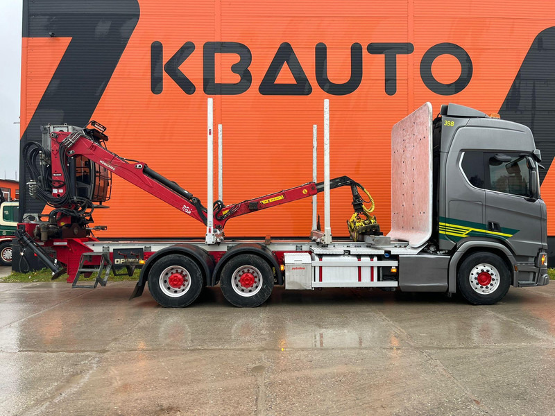 Scania R 650 6x4 RETARDER - Камион за дърва, Камион с кран: снимка 5 Scania R 650 6x4 RETARDER - Камион за дърва, Камион с кран: снимка 5