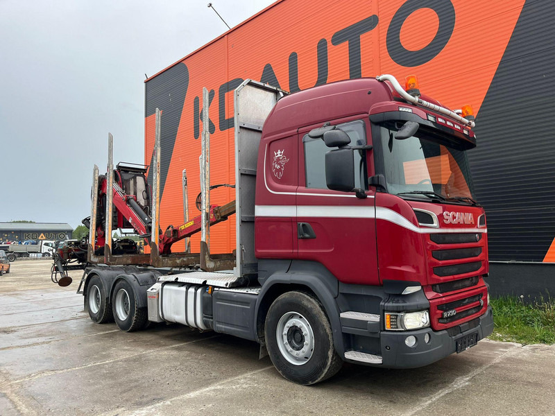 Scania R 730 6x4 RETARDER / BIG AXLES - Камион за дърва, Камион с кран: снимка 4 Scania R 730 6x4 RETARDER / BIG AXLES - Камион за дърва, Камион с кран: снимка 4