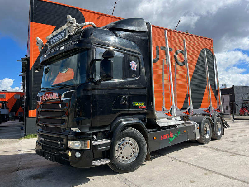 Scania R 730 6x4 RETARDER - Камион за дърва, Камион с кран: снимка 2 Scania R 730 6x4 RETARDER - Камион за дърва, Камион с кран: снимка 2