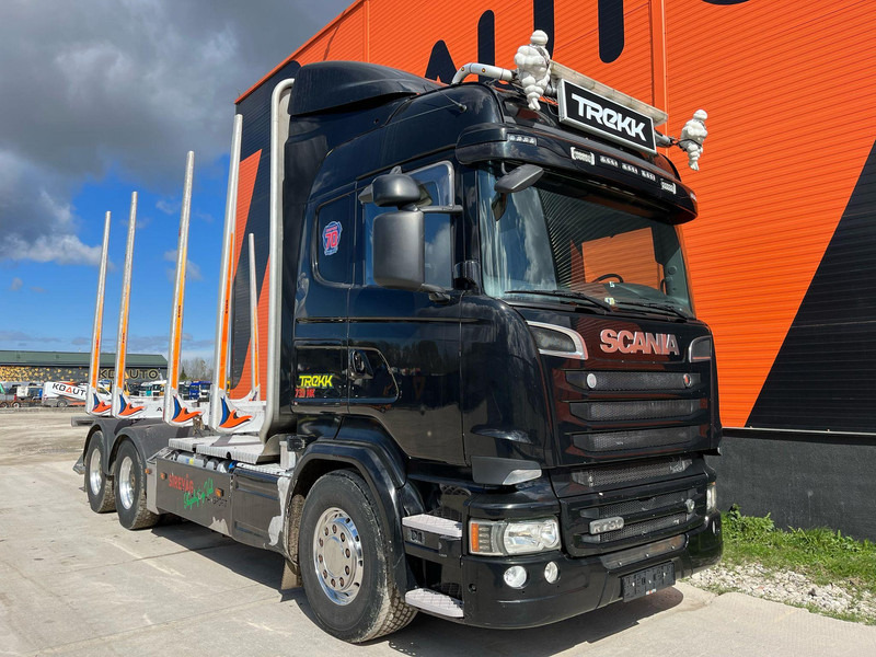 Scania R 730 6x4 RETARDER - Камион за дърва, Камион с кран: снимка 4 Scania R 730 6x4 RETARDER - Камион за дърва, Камион с кран: снимка 4