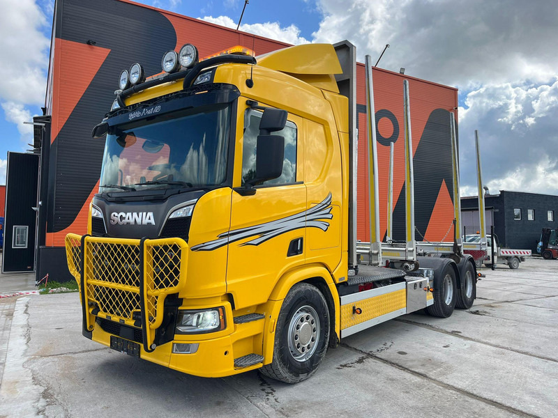 Scania R 730 6x4 RETARDER - Камион за дърва, Камион с кран: снимка 2 Scania R 730 6x4 RETARDER - Камион за дърва, Камион с кран: снимка 2