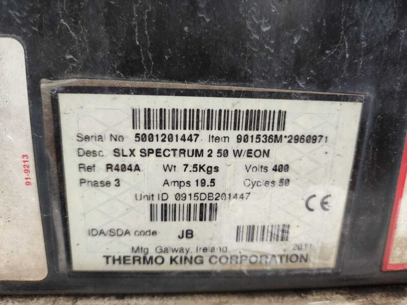 THERMO KING SLX SPECTRUM REFRIGERATION UNIT / KÜLMASEADE - Каросерия - рефрижератор: снимка 3 THERMO KING SLX SPECTRUM REFRIGERATION UNIT / KÜLMASEADE - Каросерия - рефрижератор: снимка 3