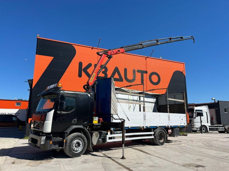 Volvo FE 280 4x2 PK12002 / PLATFORM L=7094 mm - Бордови камион, Камион с кран: снимка 1 Volvo FE 280 4x2 PK12002 / PLATFORM L=7094 mm - Бордови камион, Камион с кран: снимка 1