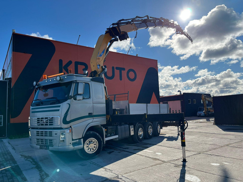 Volvo FH 12 460 8x4*4 EFFER 550/6S YEAR 2006 + JIB + WINCH / PLATFORM L= 6244 mm - Бордови камион, Камион с кран: снимка 1 Volvo FH 12 460 8x4*4 EFFER 550/6S YEAR 2006 + JIB + WINCH / PLATFORM L= 6244 mm - Бордови камион, Камион с кран: снимка 1