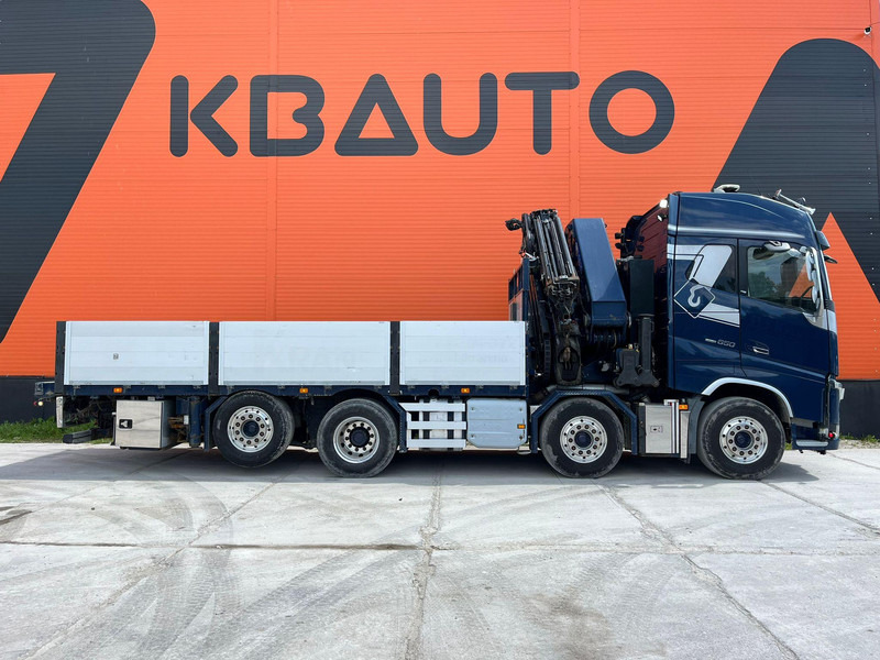 Volvo FH 16 650 8x2*6 HMF 6020K-RC + JIB / PLATFORM L=6344 mm - Бордови камион, Камион с кран: снимка 5 Volvo FH 16 650 8x2*6 HMF 6020K-RC + JIB / PLATFORM L=6344 mm - Бордови камион, Камион с кран: снимка 5