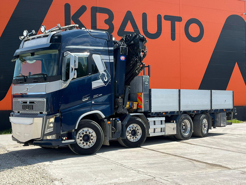 Volvo FH 16 650 8x2*6 HMF 6020K-RC + JIB / PLATFORM L=6344 mm - Бордови камион, Камион с кран: снимка 2 Volvo FH 16 650 8x2*6 HMF 6020K-RC + JIB / PLATFORM L=6344 mm - Бордови камион, Камион с кран: снимка 2