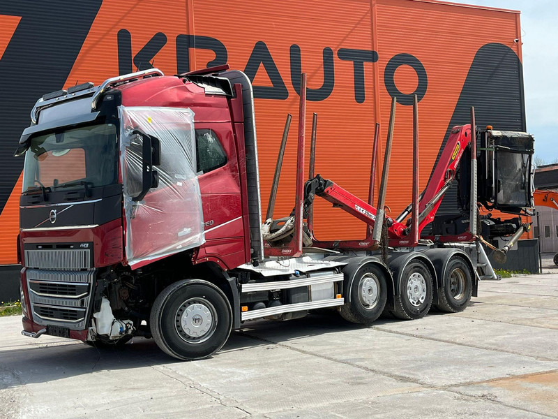 Volvo FH 16 750 8x4/4 DAMAGED ! - Камион за дърва, Камион с кран: снимка 1 Volvo FH 16 750 8x4/4 DAMAGED ! - Камион за дърва, Камион с кран: снимка 1