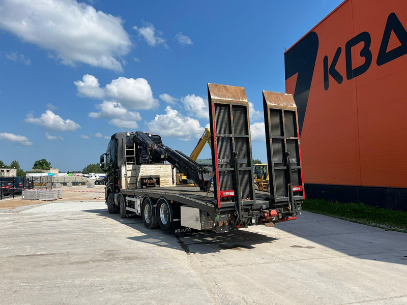 Автовоз камион Volvo FH 16 750 8x4 HMF2620K-5 / WINCH / PLATFORM L=7100 mm: снимка 8