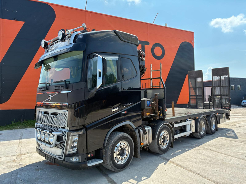 Volvo FH 16 750 8x4 HMF2620K-5 / WINCH / PLATFORM L=7100 mm - Бордови камион, Камион с кран: снимка 2 Volvo FH 16 750 8x4 HMF2620K-5 / WINCH / PLATFORM L=7100 mm - Бордови камион, Камион с кран: снимка 2