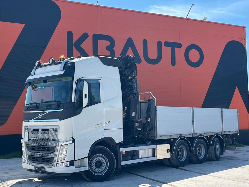Volvo FH 500 8x4*4 HIAB 408E-6 + JIB / PLATFORM L=6434 mm - Бордови камион, Камион с кран: снимка 2 Volvo FH 500 8x4*4 HIAB 408E-6 + JIB / PLATFORM L=6434 mm - Бордови камион, Камион с кран: снимка 2