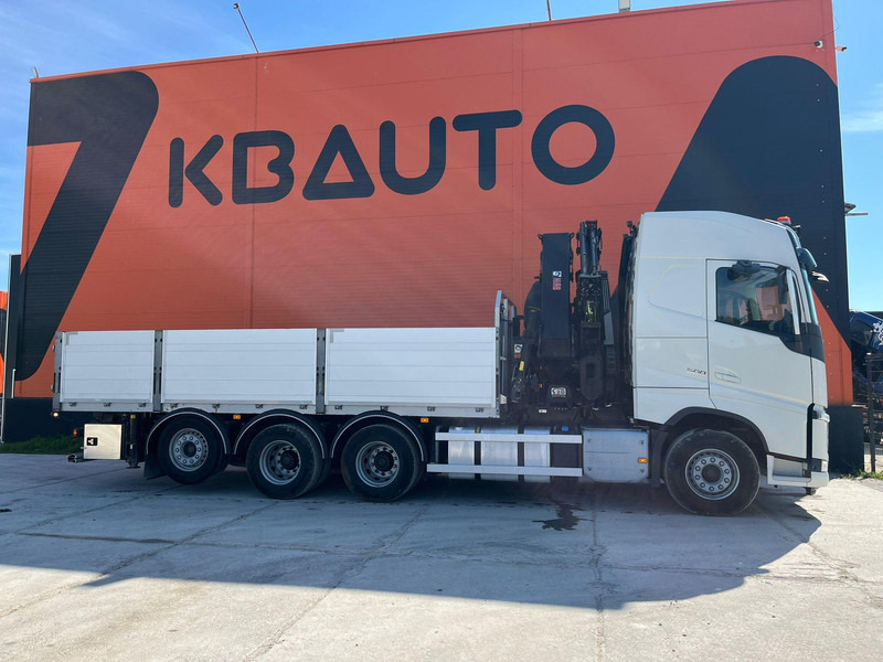Volvo FH 500 8x4*4 HIAB 408E-6 + JIB / PLATFORM L=6434 mm - Бордови камион, Камион с кран: снимка 5 Volvo FH 500 8x4*4 HIAB 408E-6 + JIB / PLATFORM L=6434 mm - Бордови камион, Камион с кран: снимка 5