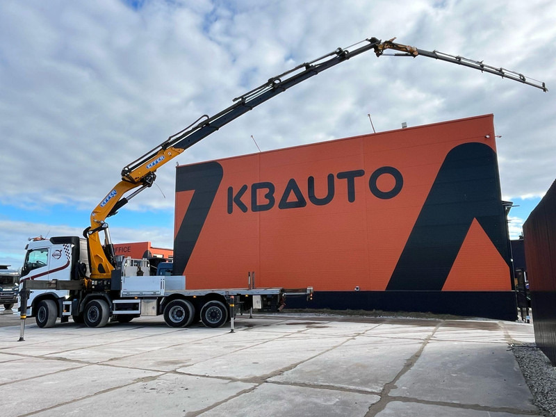 Бордови камион, Камион с кран Volvo FH 540 8x2*6 EFFER 685/6S + JIB + WINCH / PLATFORM 6072-7081 mm EXTENDABLE: снимка 9