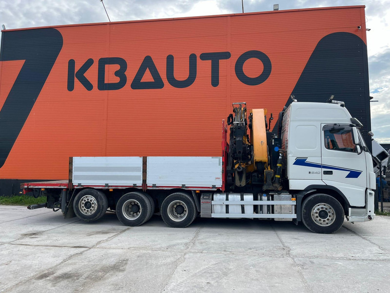 Volvo FH 540 8x4*4 EFFER 525/6S + JIB + WINCH / PLATFORM L=6216 mm - Бордови камион, Камион с кран: снимка 5 Volvo FH 540 8x4*4 EFFER 525/6S + JIB + WINCH / PLATFORM L=6216 mm - Бордови камион, Камион с кран: снимка 5