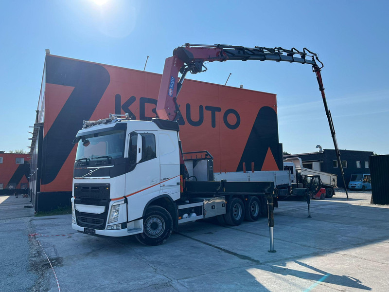 Volvo FH 540 8x4*4 HMF5020K-6 + JIB + WINCH / PLATFORM L=6508 mm - Бордови камион, Камион с кран: снимка 1 Volvo FH 540 8x4*4 HMF5020K-6 + JIB + WINCH / PLATFORM L=6508 mm - Бордови камион, Камион с кран: снимка 1