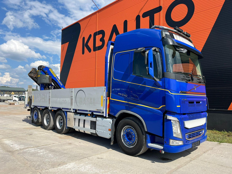 Volvo FH 540 8x4*4 RETARDER / PK 23002-SH / PLATFORM L= 6330 mm - Бордови камион, Камион с кран: снимка 4 Volvo FH 540 8x4*4 RETARDER / PK 23002-SH / PLATFORM L= 6330 mm - Бордови камион, Камион с кран: снимка 4