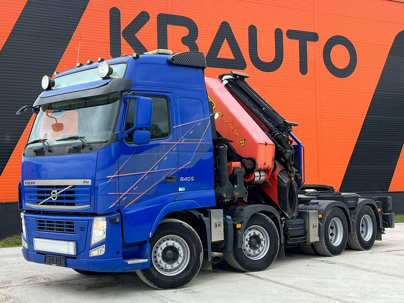 Volvo FH 540 8x4 PALFINGER PK110002 / RETARDER - Бордови камион, Камион с кран: снимка 2 Volvo FH 540 8x4 PALFINGER PK110002 / RETARDER - Бордови камион, Камион с кран: снимка 2