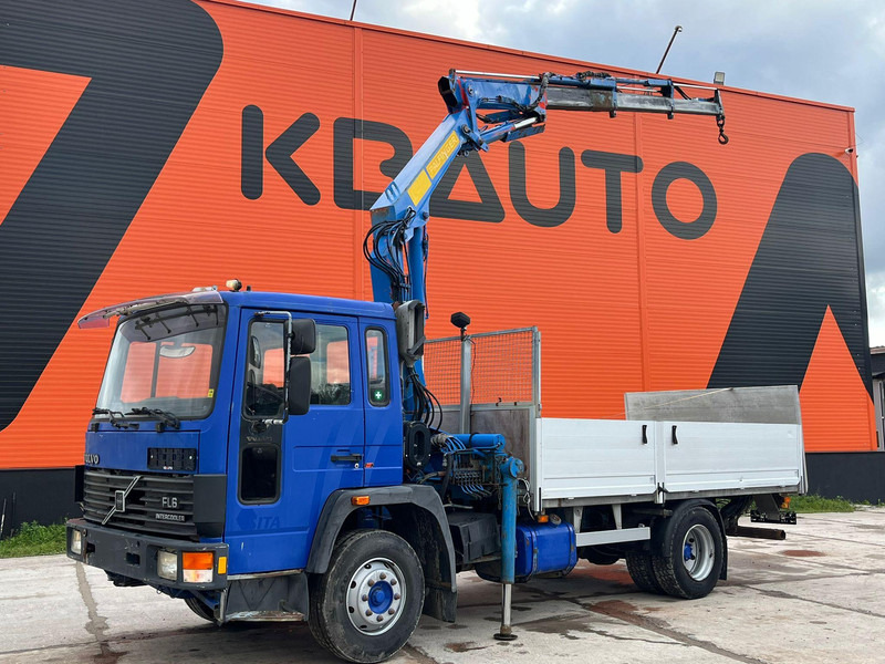Volvo FL 608 4x2 PK 8200 / BOX L=4249 mm - Бордови камион, Камион с кран: снимка 1 Volvo FL 608 4x2 PK 8200 / BOX L=4249 mm - Бордови камион, Камион с кран: снимка 1