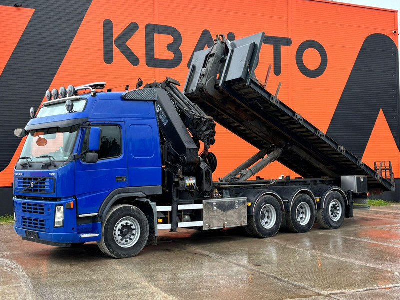 Volvo FM 12 460 8x4*4 HIAB 422 E-5 HIPRO+JIB / HOOK LIFT 20 ton / L=5600 mm / PLATFORM - Мултилифт с кука камион, Камион с кран: снимка 2 Volvo FM 12 460 8x4*4 HIAB 422 E-5 HIPRO+JIB / HOOK LIFT 20 ton / L=5600 mm / PLATFORM - Мултилифт с кука камион, Камион с кран: снимка 2