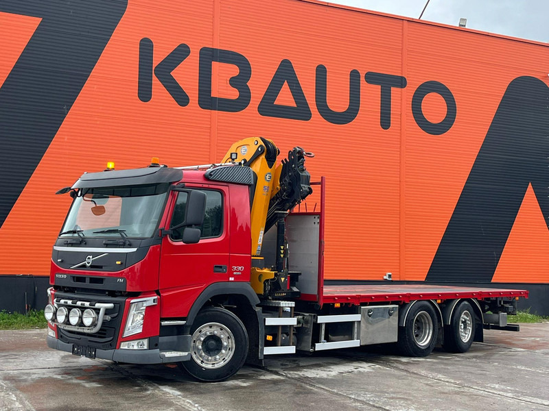 Volvo FM 330 6x2*4 EFFER 215/4S / PLATFORM L=6529 mm - Бордови камион, Камион с кран: снимка 2 Volvo FM 330 6x2*4 EFFER 215/4S / PLATFORM L=6529 mm - Бордови камион, Камион с кран: снимка 2