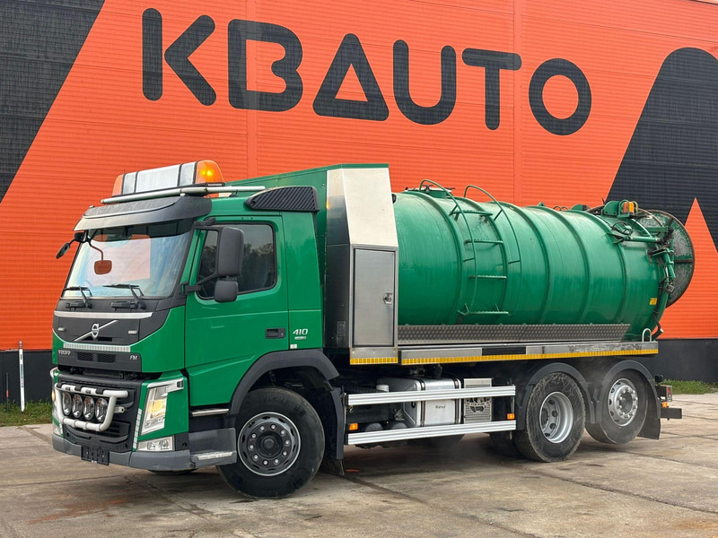 Volvo FM 410 6x2*4 EUR-MARK TANK 14000L / VACUUM Ingersoll Rand VTB.810H.MA / PRESSURE WASH - Каналопочистваща машина: снимка 1 Volvo FM 410 6x2*4 EUR-MARK TANK 14000L / VACUUM Ingersoll Rand VTB.810H.MA / PRESSURE WASH - Каналопочистваща машина: снимка 1