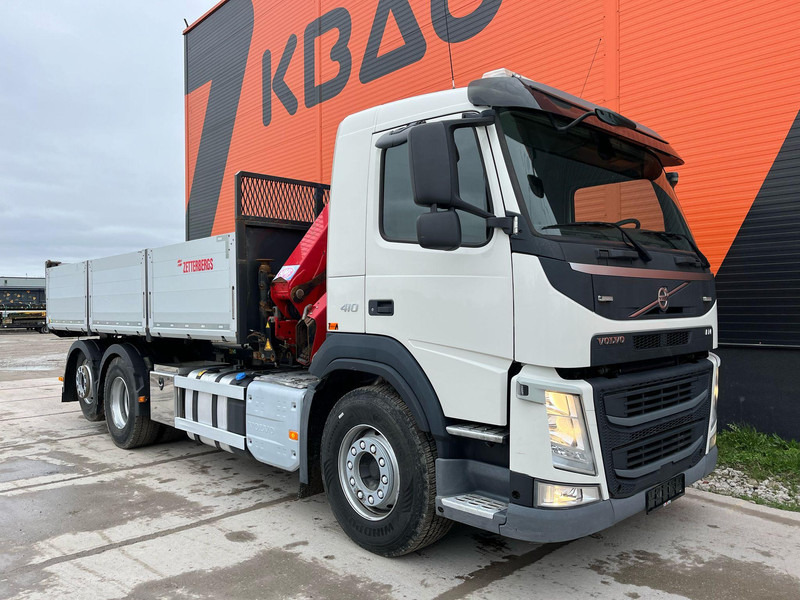 Volvo FM 410 6x2*4 HMF 1120-K4 / TIPPER BOX L=5573 mm - Самосвал камион, Камион с кран: снимка 4 Volvo FM 410 6x2*4 HMF 1120-K4 / TIPPER BOX L=5573 mm - Самосвал камион, Камион с кран: снимка 4