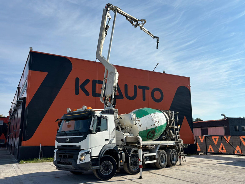 Volvo FMX 500 8x4 PUMI 24-3 - 24 m - 2303 hours / 7 m3 / FULL STEEL - Бетоновоз: снимка 1 Volvo FMX 500 8x4 PUMI 24-3 - 24 m - 2303 hours / 7 m3 / FULL STEEL - Бетоновоз: снимка 1