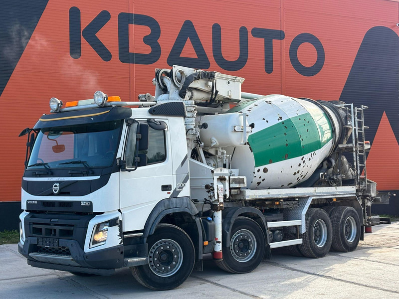 Volvo FMX 500 8x4 PUMI 24-3 - 24 m - 2303 hours / 7 m3 / FULL STEEL - Бетоновоз: снимка 2 Volvo FMX 500 8x4 PUMI 24-3 - 24 m - 2303 hours / 7 m3 / FULL STEEL - Бетоновоз: снимка 2