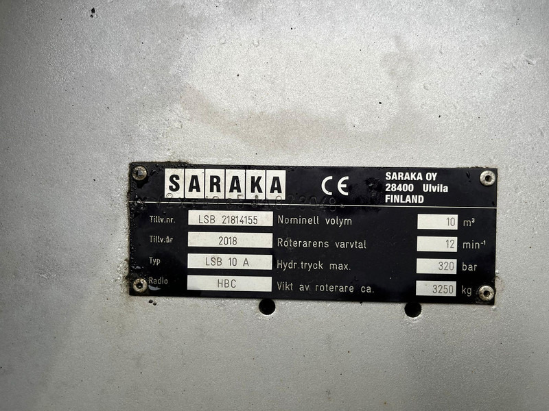 Лизинг на Volvo FMX 500 8x4 SARAKA HR-11 / 10 m3 + CHUTE 10 m / TANDEM AXLE LIFT Volvo FMX 500 8x4 SARAKA HR-11 / 10 m3 + CHUTE 10 m / TANDEM AXLE LIFT: снимка 14