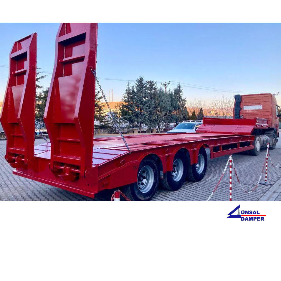 UNSAL 3 AXLES LOWBED - Нискорамна площадка полуремарке: снимка 1 UNSAL 3 AXLES LOWBED - Нискорамна площадка полуремарке: снимка 1